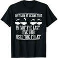 thumbnail image 1 of Funny Clogged Toilet T-Shirt Bathroom Joke Tshirt T-Shirt, 1 of 4