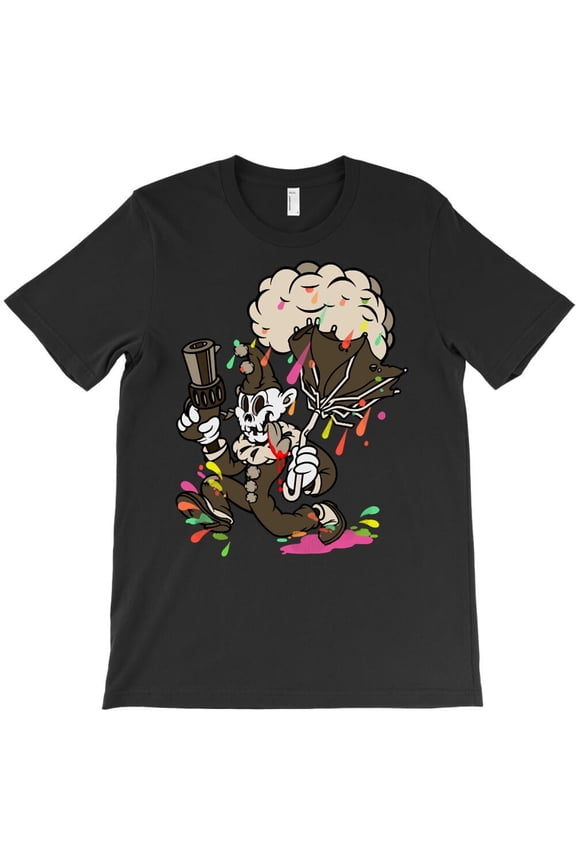 Funny Clown in a Vintage Cartoon Style Graphic Tee, Retro H24187 Unisex T-Shirt, Up to 5XL Available