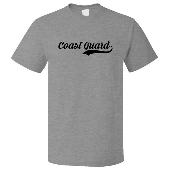 Funny Coast Guard Retro Old School T shirt Tee Gift