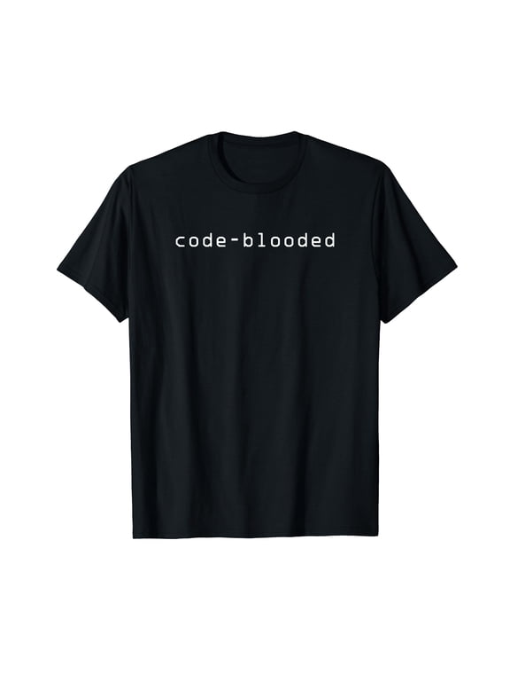 Funny Code-Blooded Programming Coding Programmer Coder T-Shirt