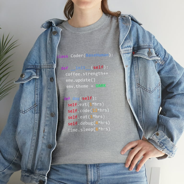 Funny Coding Shirt - Python Class Eat Code Sleep Repeat Funny Coding Shirt - Python Class Eat Code Sleep Repeat