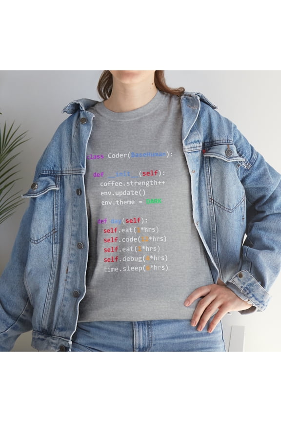 Funny Coding Python Class Eat Code Sleep Repeat T-Shirt