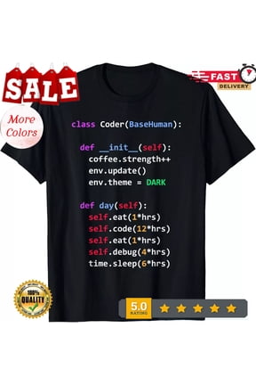 Funny Coding Shirt - Python Class Eat Code Sleep Repeat Tee Gift Unisex T-Shirt