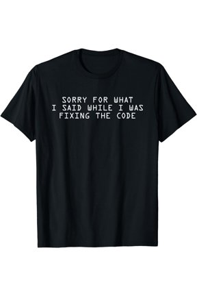 Funny Coding Tshirt For Men Women Code Fixing Meme Fix Idea T-Shirt