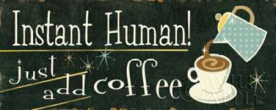 Funny Coffee III Canvas Art - Pela Studio (24 x 48)