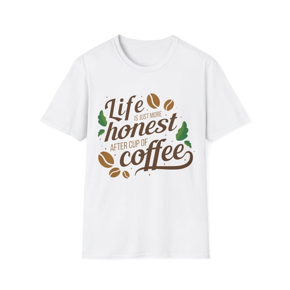 Funny Coffee Lovers Life Graphic Novelty Tees