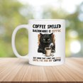 thumbnail image 1 of Funny Coffee Mug, Coffee Spelled Backwards is Eeffoc, 11oz or 15oz, 1 of 7