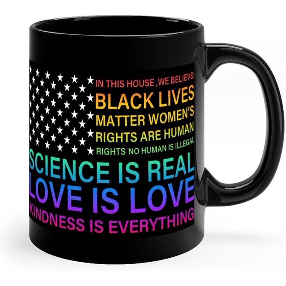 Funny Coffee Mug The Lord Is My Shepherd And He Knows I''m Gay Coffee Tea Cups Colors Homosexual Lesbian Elegant Ceramic Mugs Gifts for Dad Adults Family Retirement 11oz Black