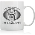 thumbnail image 1 of Funny Coffee Mug for Men - Beardiful Men - 11oz and 15oz Funny Coffee Mugs - The Best Funny Gift for Friends and Colleagues - Coffee Mugs and Cups with Sayings by, 1 of 5