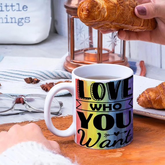 Funny Coffee Mug Tea Cup Is It Gay in Here Or Just'' Me Coffee Cups Rainbow Pride Parades Smooth Ceramic Mugs Gifts for Mom Boyfriend Instructor Unisex 15oz White