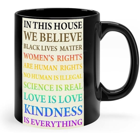 Funny Coffee Mug Tea Cup In A World Where You Can Be Anything Louisiana Coffee Tea Cups Lesbian Gay Bisexual Transgender Asexual Glossy Ceramic Mugs Gifts for Bosses Father Mother Cousin 15oz Black