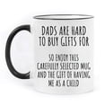 thumbnail image 1 of Funny Coffee Mug for Dad,Father's Day Christmas Birthday Gifts for Dad from Daughter Son,Dad Gifts Tea Cup 11OZ, 1 of 8