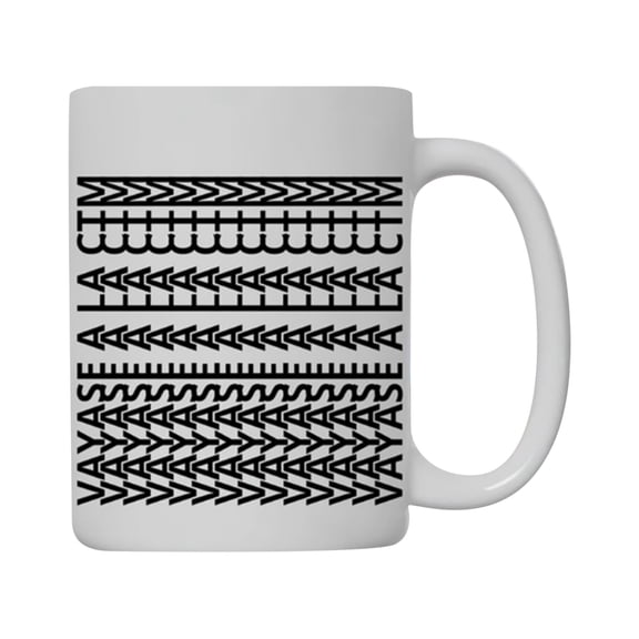 Funny Coffee Mugs 11oz, Hidden Message Mug, Gift For Coworkers, Work Besties, Coffee Lover Gift for Friends, Family, Office Humor, Striped Design Ceramic Cup,C
