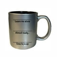 thumbnail image 1 of Funny Coffee Mugs, Coffee Levels Leave Me Alone 11oz Ceramic Cup Teacup with Handle, Birthday Gifts, 1 of 4