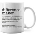 thumbnail image 1 of Funny Coffee Mugs for Coworkers,Boss Mug,Difference Maker Coffee Mugs 11 Ounce,Funny Boss Coffee Mug Cups,Thank You Appreciation Gift For Teacher Boss Leader Coworker, 1 of 6