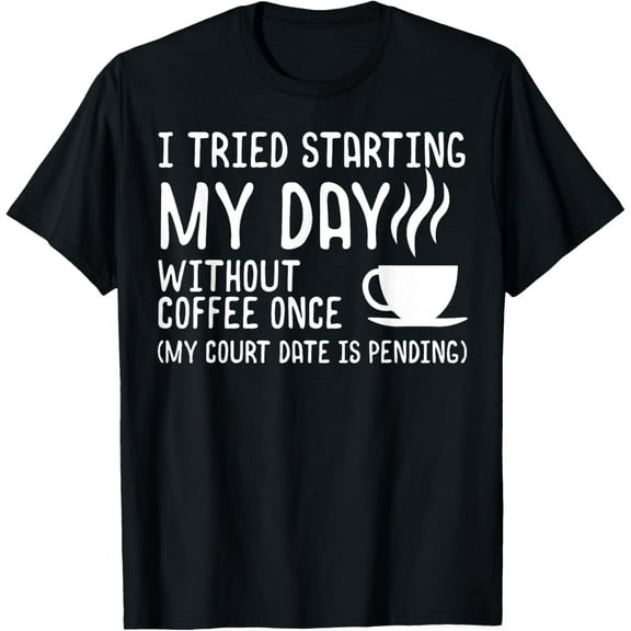 Funny Coffee Shirt Day without Coffee Womens Coffee T-Shirt