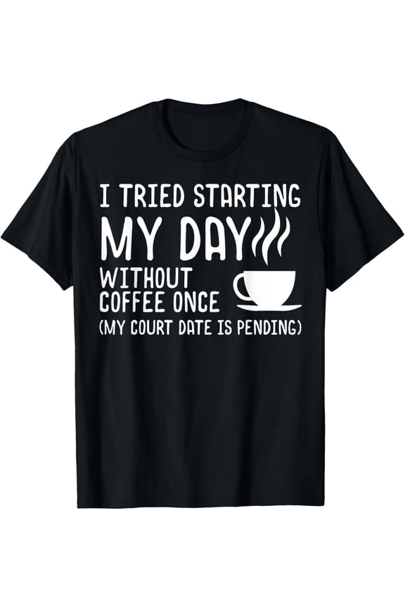 Funny Coffee Shirt Day without Coffee Womens Coffee T-Shirt