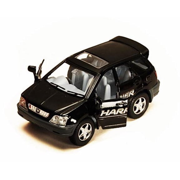 Funny Collection Toyota Harrier, Black - Kinsmart 4008/16D - 3.75 Inch Scale Diecast Model Replica (Brand New, but NOT IN BOX)