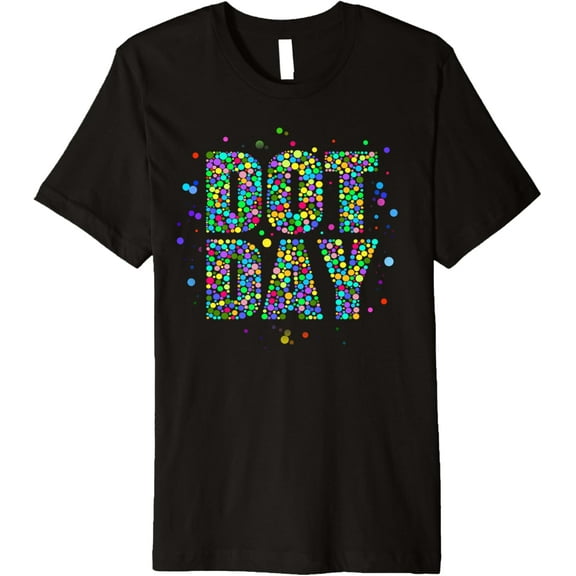 Funny Colorful Polka Dots Happy International Dot Day Kids Premium T-Shirt