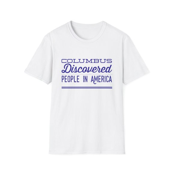 Funny Columbus Graphic America Novelty Tees