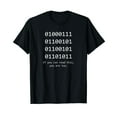 thumbnail image 1 of Funny Computer Binary Code Programmer, Developer Geek Gift T-Shirt, 1 of 6