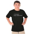 thumbnail image 1 of Funny Computer Coding Joke CSS Ninja Crewneck T Shirts Boy Girl Teen Brisco Brands X, 1 of 6