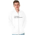 thumbnail image 1 of Funny Computer Coding Joke CSS Ninja Zip Up Hoodie Men's Women's Brisco Brands S, 1 of 6