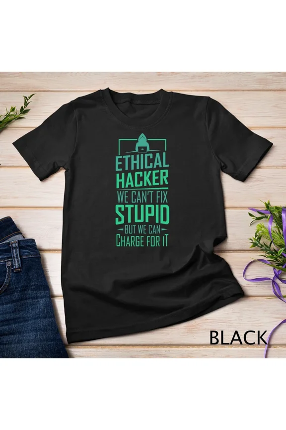Funny Computer Hacker Cybersecurity Ethical Hacker Code Graphic Tee,for unisex up to 5XL