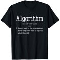thumbnail image 1 of Funny Computer Programmer Algorithm Definition Gift T-Shirt, 1 of 4