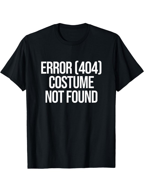 Funny Computer Programmer Developer Lazy Halloween Costume T-Shirt