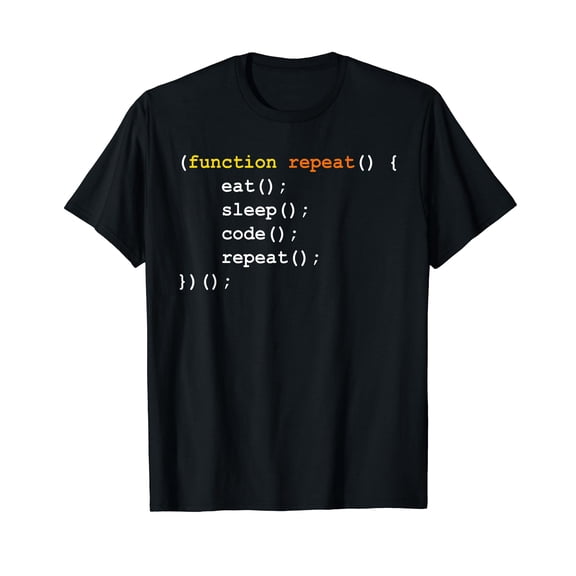 Funny Computer Science Programmer Eat Sleep Code T-Shirt T-Shirt