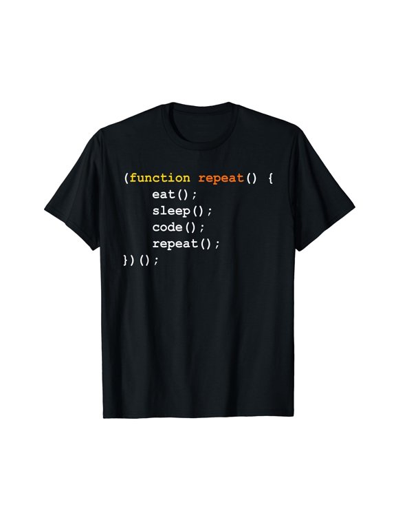 Funny Computer Science Programmer Eat Sleep Code T-Shirt T-Shirt
