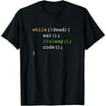 thumbnail image 1 of Funny Computer Science Programmer Eat Sleep Code T-Shirt, 1 of 4