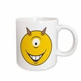 thumbnail image 1 of 3drose, Funny Condom Yellow Smiling Face, 15oz Mug, 1 of 6