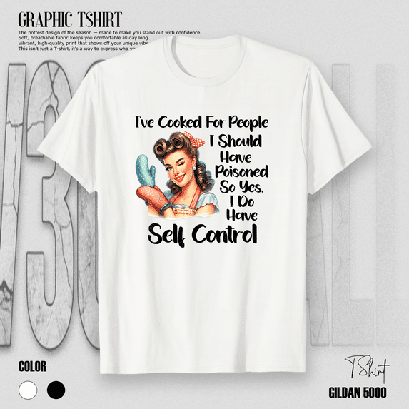 Funny Cooked For People I Should Have Poisoned Quote Unisex T-Shirt, up to size 5XL