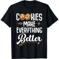 thumbnail image 1 of Funny Cookie Lover Art For Men Women Pastry Chef Bakers T-Shirt, 1 of 4