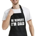 thumbnail image 1 of Funny Cooking Aprons for Women Men with Pocket, Grill Apron with Adjustable Neck Strap, Birthday Gift for Dad Mom, 1 of 6