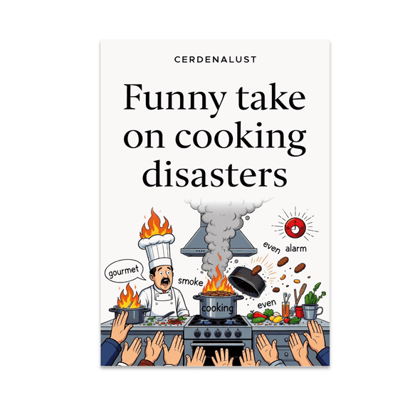 Funny Cooking Disasters Art - Food Lover - 13x19 Poster Print