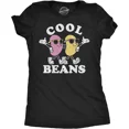 thumbnail image 1 of Funny Cool Beans Cartoon Graphic for Women Casual Short Sleeve T-Shirt, 1 of 6