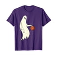 thumbnail image 1 of Funny Cool Ghost Dribbling Basketball T-Shirt for Halloween Fun and Festivities, 1 of 5