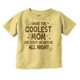 thumbnail image 1 of Funny Cool Moms Stay Up All Night Toddler Boy Girl T Shirt Infant Toddler Brisco Brands 4T, 1 of 6