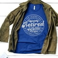 thumbnail image 1 of Funny Cool Retired Shirt, Retirement Party T-shirt, The Legend Has Retired You Will Be Charged A Fee Shirt, Retirement Gift for Coworker (Colors:Heather True Royal; Sizes:M;), 1 of 1