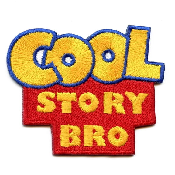 Funny Cool Story Bro Iron On Embroidered Patch