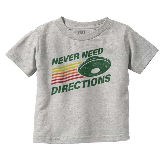 Funny Cool UFOs Space Alien Believers Toddler Boy Girl T Shirt Infant Toddler Brisco Brands 3T