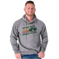 thumbnail image 1 of Funny Cool UFOs Space Alien Believers Unisex Plus Fleece Graphic Hoodie Brisco Brands 4X, 1 of 5