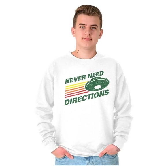 Funny Cool UFOs Space Alien Believers Unisex Plus Fleece Graphic Sweatshirt Brisco Brands 2X