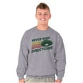 thumbnail image 1 of Funny Cool UFOs Space Alien Believers Unisex Plus Fleece Graphic Sweatshirt Brisco Brands 5X, 1 of 5