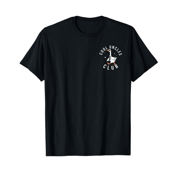 Funny Cool Uncles Club Best Uncle Ever Graphic T-Shirt for Casual Wear