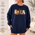 thumbnail image 1 of Funny Corgi Halloween Costumes Sweatshirt Unisex Cozy Fleece, 1 of 6