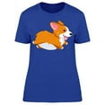 thumbnail image 1 of Funny Corgi Running Icon T-Shirt Women -Image by Shutterstock, Female 3X-Large, 1 of 2